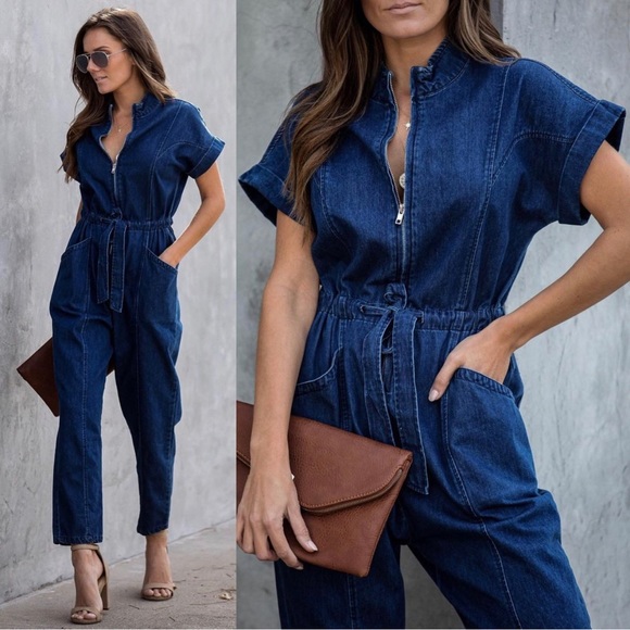 Vici Pants - 😍 Denim Jumpsuit, NWT 😍